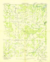 Stroups Crossroads Alabama Historical topographic map, 1:24000 scale, 7.5 X 7.5 Minute, Year 1936
