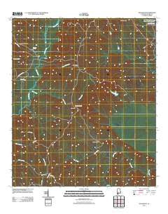 Suggsville Alabama Historical topographic map, 1:24000 scale, 7.5 X 7.5 Minute, Year 2011