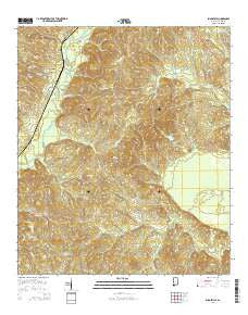 Suggsville Alabama Current topographic map, 1:24000 scale, 7.5 X 7.5 Minute, Year 2014