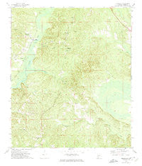 Suggsville Alabama Historical topographic map, 1:24000 scale, 7.5 X 7.5 Minute, Year 1972
