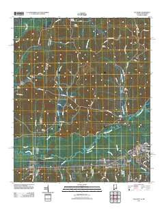 Sulligent Alabama Historical topographic map, 1:24000 scale, 7.5 X 7.5 Minute, Year 2011
