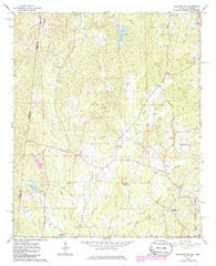 Sulligent SW Alabama Historical topographic map, 1:24000 scale, 7.5 X 7.5 Minute, Year 1967