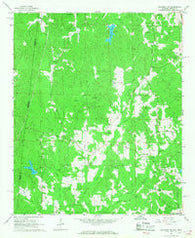 Sulligent SW Alabama Historical topographic map, 1:24000 scale, 7.5 X 7.5 Minute, Year 1967