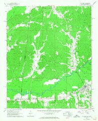 Sulligent Alabama Historical topographic map, 1:24000 scale, 7.5 X 7.5 Minute, Year 1967