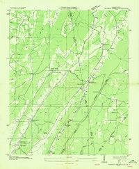 Sulphur Springs Alabama Historical topographic map, 1:24000 scale, 7.5 X 7.5 Minute, Year 1936