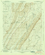 Sulphur Springs Alabama Historical topographic map, 1:24000 scale, 7.5 X 7.5 Minute, Year 1947