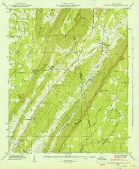 Sulphur Springs Alabama Historical topographic map, 1:24000 scale, 7.5 X 7.5 Minute, Year 1947