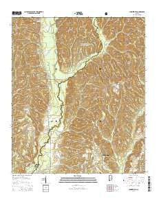 Summerfield Alabama Current topographic map, 1:24000 scale, 7.5 X 7.5 Minute, Year 2014