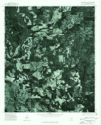 Summerfield SW Alabama Historical topographic map, 1:24000 scale, 7.5 X 7.5 Minute, Year 1975