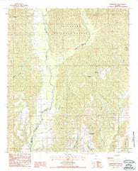 Summerfield Alabama Historical topographic map, 1:24000 scale, 7.5 X 7.5 Minute, Year 1987