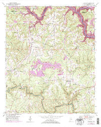 Sunlight Alabama Historical topographic map, 1:24000 scale, 7.5 X 7.5 Minute, Year 1949