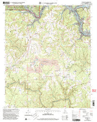 Sunlight Alabama Historical topographic map, 1:24000 scale, 7.5 X 7.5 Minute, Year 2000