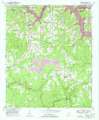 Sunlight Alabama Historical topographic map, 1:24000 scale, 7.5 X 7.5 Minute, Year 1949