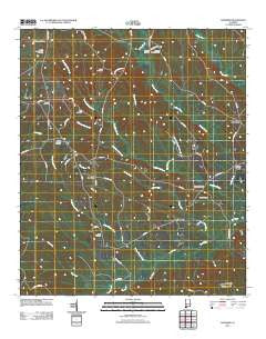 Surginer Alabama Historical topographic map, 1:24000 scale, 7.5 X 7.5 Minute, Year 2011