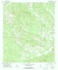 Surginer Alabama Historical topographic map, 1:24000 scale, 7.5 X 7.5 Minute, Year 1978