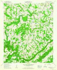 Susan Moore Alabama Historical topographic map, 1:24000 scale, 7.5 X 7.5 Minute, Year 1958