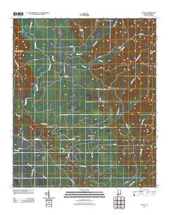 Suttle Alabama Historical topographic map, 1:24000 scale, 7.5 X 7.5 Minute, Year 2011