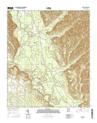 Suttle Alabama Current topographic map, 1:24000 scale, 7.5 X 7.5 Minute, Year 2014