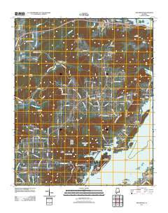 Swearengin Alabama Historical topographic map, 1:24000 scale, 7.5 X 7.5 Minute, Year 2011