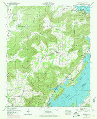 Swearengin Alabama Historical topographic map, 1:24000 scale, 7.5 X 7.5 Minute, Year 1947