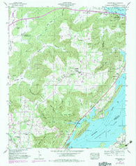 Swearengin Alabama Historical topographic map, 1:24000 scale, 7.5 X 7.5 Minute, Year 1947