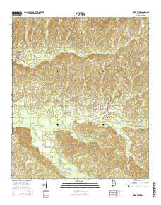 Sweet Water Alabama Current topographic map, 1:24000 scale, 7.5 X 7.5 Minute, Year 2014
