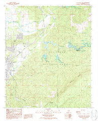 Sylacauga East Alabama Historical topographic map, 1:24000 scale, 7.5 X 7.5 Minute, Year 1987