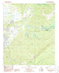 Sylacauga East Alabama Historical topographic map, 1:24000 scale, 7.5 X 7.5 Minute, Year 1987