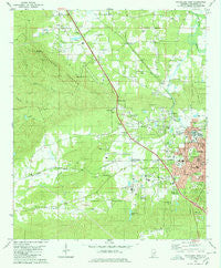 Sylacauga West Alabama Historical topographic map, 1:24000 scale, 7.5 X 7.5 Minute, Year 1980