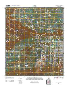 Sylacauga West Alabama Historical topographic map, 1:24000 scale, 7.5 X 7.5 Minute, Year 2011