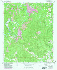 Sylvan Springs Alabama Historical topographic map, 1:24000 scale, 7.5 X 7.5 Minute, Year 1971