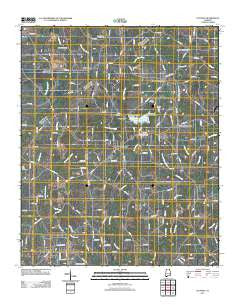 Sylvania Alabama Historical topographic map, 1:24000 scale, 7.5 X 7.5 Minute, Year 2011