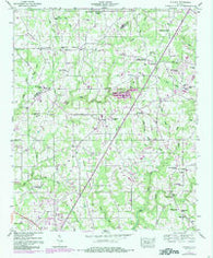 Sylvania Alabama Historical topographic map, 1:24000 scale, 7.5 X 7.5 Minute, Year 1947