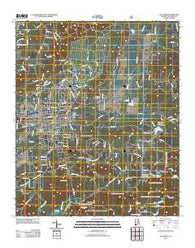 Talladega Alabama Historical topographic map, 1:24000 scale, 7.5 X 7.5 Minute, Year 2011