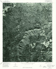 Talladega SE Alabama Historical topographic map, 1:24000 scale, 7.5 X 7.5 Minute, Year 1975