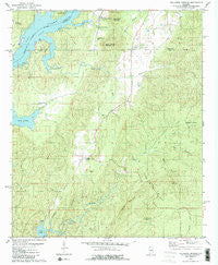 Talladega Springs Alabama Historical topographic map, 1:24000 scale, 7.5 X 7.5 Minute, Year 1979