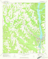 Tallassee Alabama Historical topographic map, 1:24000 scale, 7.5 X 7.5 Minute, Year 1971
