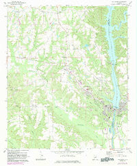 Tallassee Alabama Historical topographic map, 1:24000 scale, 7.5 X 7.5 Minute, Year 1971