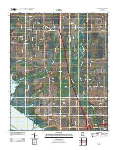 Tanner Alabama Historical topographic map, 1:24000 scale, 7.5 X 7.5 Minute, Year 2011