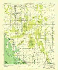 Tanner Alabama Historical topographic map, 1:24000 scale, 7.5 X 7.5 Minute, Year 1936
