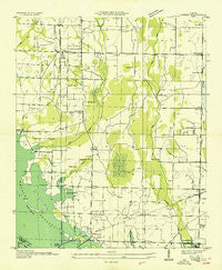 Tanner Alabama Historical topographic map, 1:24000 scale, 7.5 X 7.5 Minute, Year 1936
