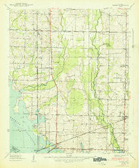 Tanner Alabama Historical topographic map, 1:24000 scale, 7.5 X 7.5 Minute, Year 1938