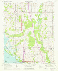 Tanner Alabama Historical topographic map, 1:24000 scale, 7.5 X 7.5 Minute, Year 1963