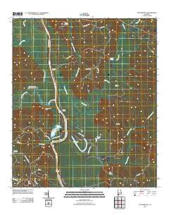 Tattlersville Alabama Historical topographic map, 1:24000 scale, 7.5 X 7.5 Minute, Year 2011