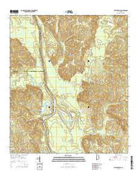 Tattlersville Alabama Current topographic map, 1:24000 scale, 7.5 X 7.5 Minute, Year 2014