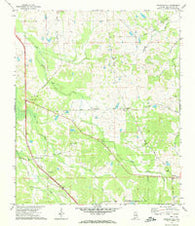 Teasleys Mill Alabama Historical topographic map, 1:24000 scale, 7.5 X 7.5 Minute, Year 1971