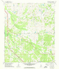 Teasleys Mill Alabama Historical topographic map, 1:24000 scale, 7.5 X 7.5 Minute, Year 1971
