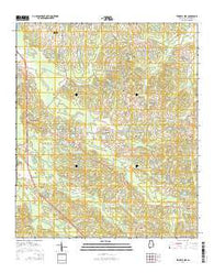 Teasleys Mill Alabama Current topographic map, 1:24000 scale, 7.5 X 7.5 Minute, Year 2014