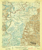 Tensaw Alabama Historical topographic map, 1:62500 scale, 15 X 15 Minute, Year 1944