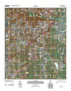 Theodore Alabama Historical topographic map, 1:24000 scale, 7.5 X 7.5 Minute, Year 2011
